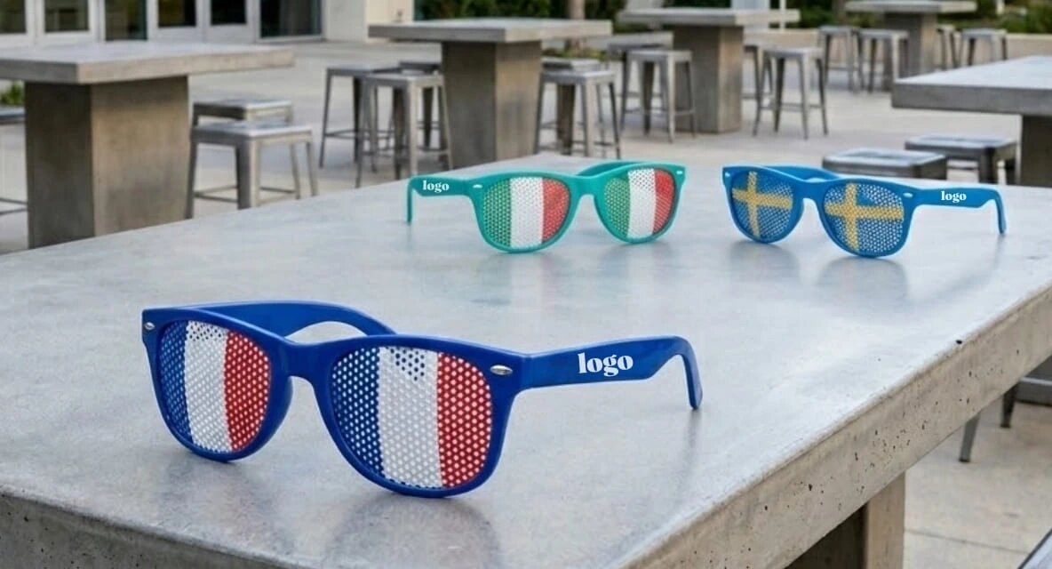 Lunettes de supporters personnalisées